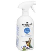 Nettoyant à vaporiser biodégradable pour la cuisine Attitude, hypoallergénique, parfum de zeste d'agrumes, 800 ml