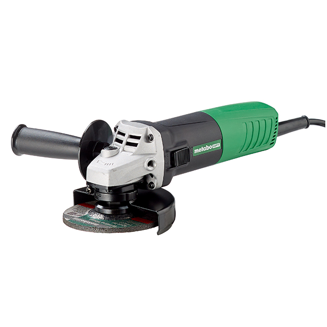 Image of Metabo Hpt | 5-Pc 4 1/2-In Angle Grinder Set - 5-In Dia Abrasive Wheels - 6.2-Amp Motor - Slide Switch - Quick Change | Rona