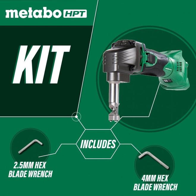 Metabo HPT 18V Cordless Li ion Nibbler Bare Tool CN18DSLQ4M RONA