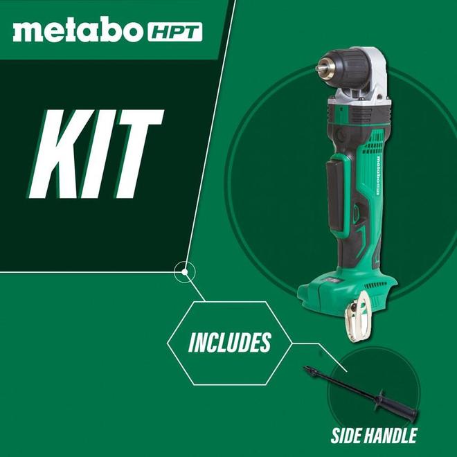 Metabo HPT 18V Cordless Li-Ion 3/8" Angle Drill (Bare Tool)