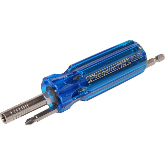 Screwdriver - "Super 8" Multi-bit Screwdriver