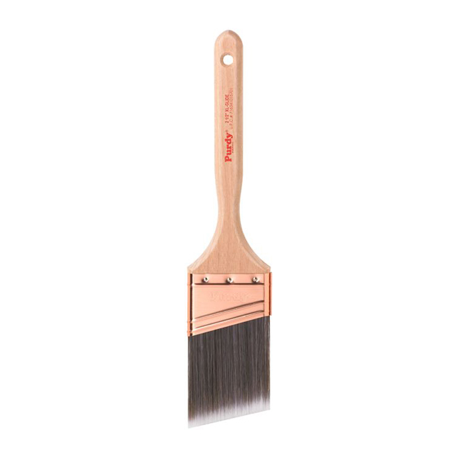 Purdy Angular Paint Brush - Synthetic Bristle - Plated Metal Ferrule - 2 1/2-in W