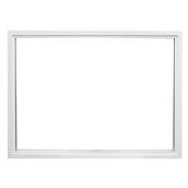 All Weather Windows PVC Fixed Picture Window - White - Low-ER Dual-Glass - 35 3/8-in W x 29 1/2-in H x 3 1/4-in T
