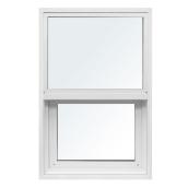 Fenêtre simple à guillotine All Weather at Home en PVC blanc, 36 x 59 po