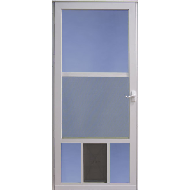 Contre-porte LARSON de Pet View blanc 32 pouces