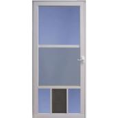 Larson Pet View White 32-in Storm Door