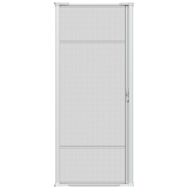 Larson Brisa 36-in x 80-in White Retractable Screen Door