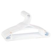White Plastic Hangers - Pack of 24