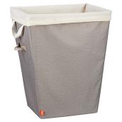 Everfresh(R) Laundry Hamper with Bag - 13"x18.1"x22.2"-Grey