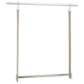 ClosetMaid NeatFreak Closet Hanging Bar - Expandable - Silver Finish - 24-in to 42-in L