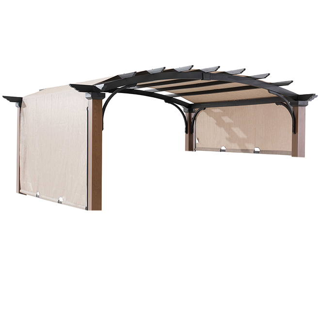 Allen + Roth Tan Fabric Replacement Canopy for Pergola