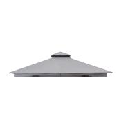 Style Selections Sun Shelter Replacement Roof - 10-ft x 10-ft - Grey Polyester