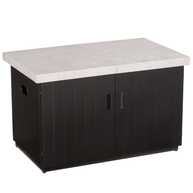 Table-foyer au propane liquide Origin 21 de 42 po acier noir 37 000 BTU