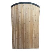 FraserView Cedar Fence Gate in Wood and Metal 6-ft x 42-in - Cedar