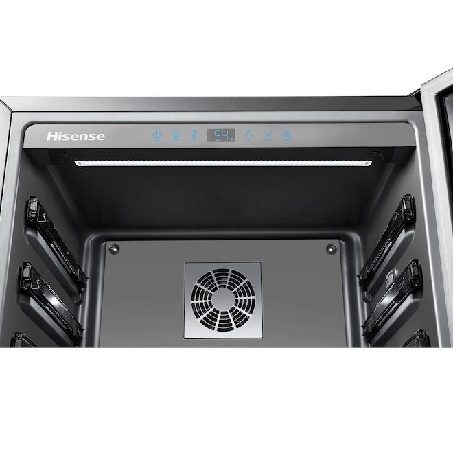 Hisense wine cooler deals hws54029ss