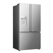 Hisense 22.4-ft³ Two-Door Counter-Depth French Door Refrigerator Ice Dispenser Smudge-Free Stainless Steel Energy Star