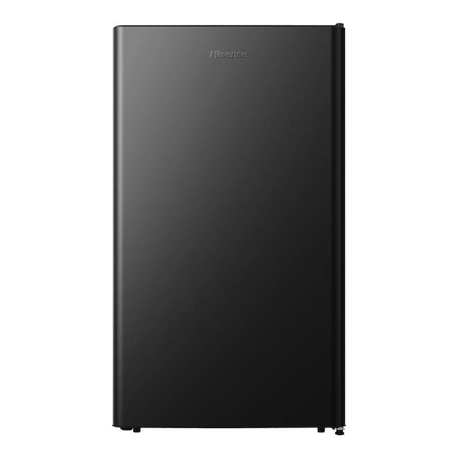 Hisense 3.3-ft³ 19 W x 33 H x 17,5-in D Black Compact Mini Refrigerator w/ Reversible Door