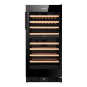 Hisense 8.5-ft³ 76-Bottle Anti-UV Glass Door Wine Cooler - Black