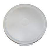 Snap on Cover for 18.9 L Pail - White - Plastic - Round