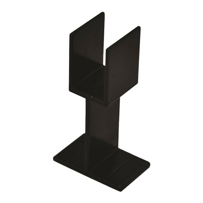 Regal Aluminum Railing Peg Leg - Aluminum - Black