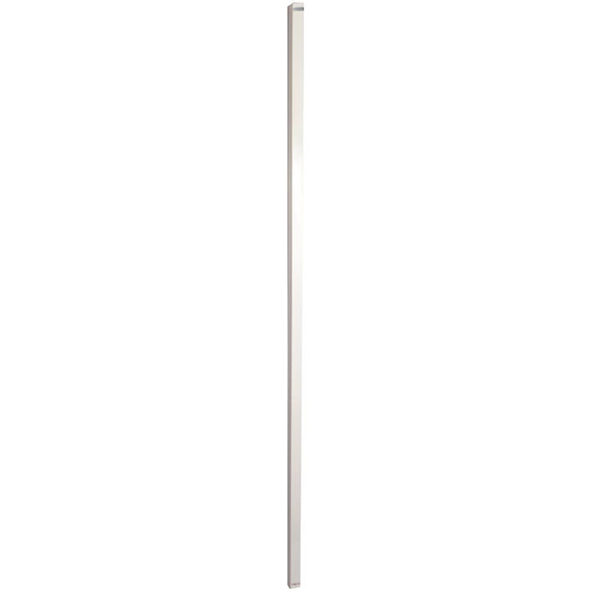 Barreau de rampe droit, aluminium, 36 5/8", blanc, 19/pqt