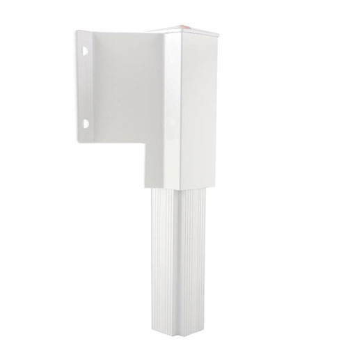 Regal Aluminum Sidemount Railing Bracket - Extérior - Aluminum - White