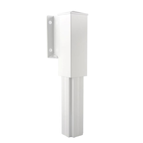 Regal Aluminum Sidemount Railing Bracket Extérior Aluminum White