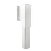 Regal Aluminum Sidemount Railing Bracket - Extérior - Aluminum - White