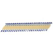 Clous en bande 31° Bissett galvanisés avec tige lisse 1 1/2 po x 0,148, boîte de 3000