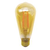 Ampoule DEL, ST19-E26, paquet de 4, ambré