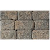 Barkman StackStone Roman Retaining Wall Cap - Concrete - Charcoal Finished - 8-in L x 8-in W x 4-in H
