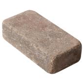 Dalle Roman Barkman, béton, brun antique, 4 1/8 po L. x 8 1/4 po l. x 2 23/64 po h.