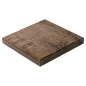 Dalle de patio, 15 3/4 x 15 3/4'', Brookside, noisette