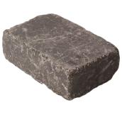 Dalle de pavé Quarry Barkman, béton, noir, 12 po L. x 8 po l. x 4 po h.