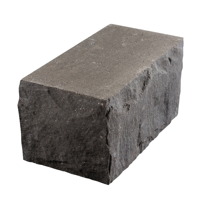 BARKMAN CONCRETE Keystone Compac Hewnstone Corner Block in Concrete 8 x ...