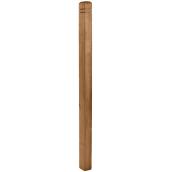 Poteau de rampe en bois traité, brun, 2 1/2" x 3 1/4" x 48"