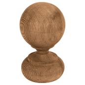 Georgian Treated Wood Post Cap - Brown