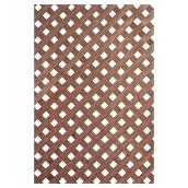 Privacy Lattice - Treated Wood - 4 x 8' - Brown
