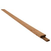 Treated Wood Handrail - 3 1/8'' x 12' - Brown