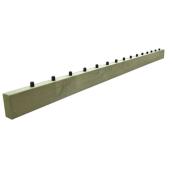 Quick Installation Rail Kit in PT Lumber Pre-Drilled 6-ft Brown