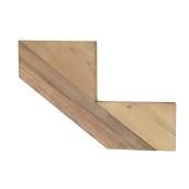 Treated Wood 2-Step Stair Stringer - 2