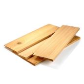 Panneau de revêtement extérieur en bois de cèdre Quadra Cedar, biseauté, résistant à l'humidité, 8 pi x 8 po x 1 po