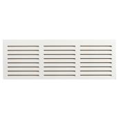 Legacy MDF Sidewall Grille Vents - Primed - White - 8-1/2-in W x 24-in L x 3/4-in Wall Projection