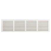 Legacy MDF Sidewall Ventilator Grille - Primed - White - 8-1/2-in L x 32-in W x 3/4-in Wall Projection