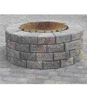 Expocrete Stackstone Firepit - Concrete - Comes with 25-in Dia Screen - Outdoor Utilisation