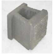 Expocrete AB Jumbo Retaining Wall Block - Concrete - Grey - 8 1/2 -in W x 7 5/8 -in H x 9 1/2-in D