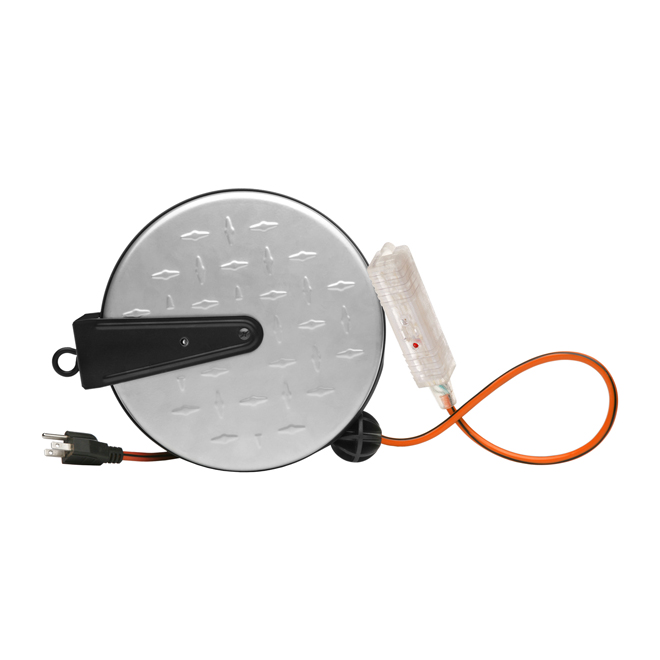 retractable electrical electric extension power cord cable reel 50