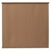 Coolaroo HDPE Brown Outdoor Roller Shade 8 x 6-ft Simple Lift