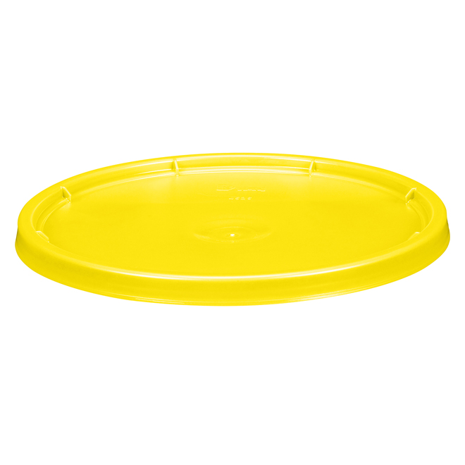 Lid for 18.9L Pail - Plastic - Yellow