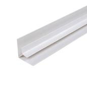 G-Teck Interior Corner Moulding - Vinyl - 1.13-in x 8-ft - White Wood